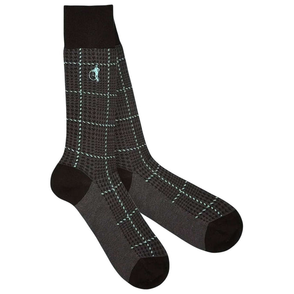London Sock Company Black Dash of Class 6-Pair Sock Box Set