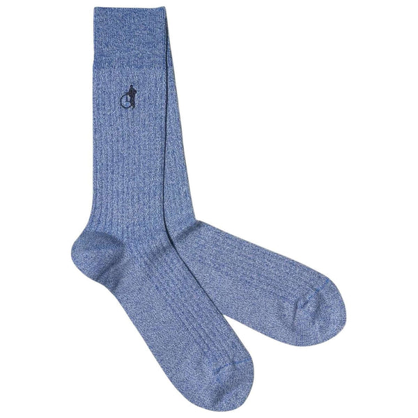 London Sock Company Blue The Denim 3-Pair Sock Box Set