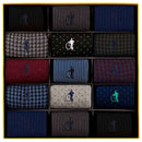 London Sock Company Blue Ultimate Dash of Class 15-Pair Sock Box Set