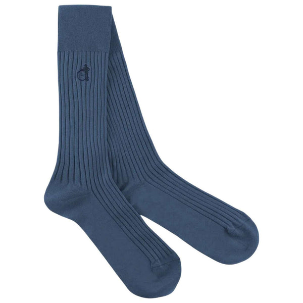 London Sock Company Blue Ultimate Dash of Class 15-Pair Sock Box Set