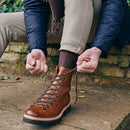 London Sock Company Brown Simply Sartorial Ribbed Socks