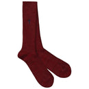 London Sock Company Burgundy Boot Socks