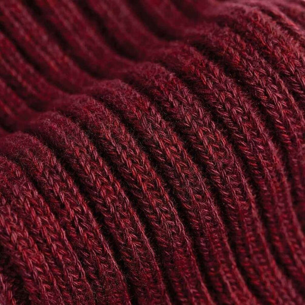 London Sock Company Burgundy Boot Socks