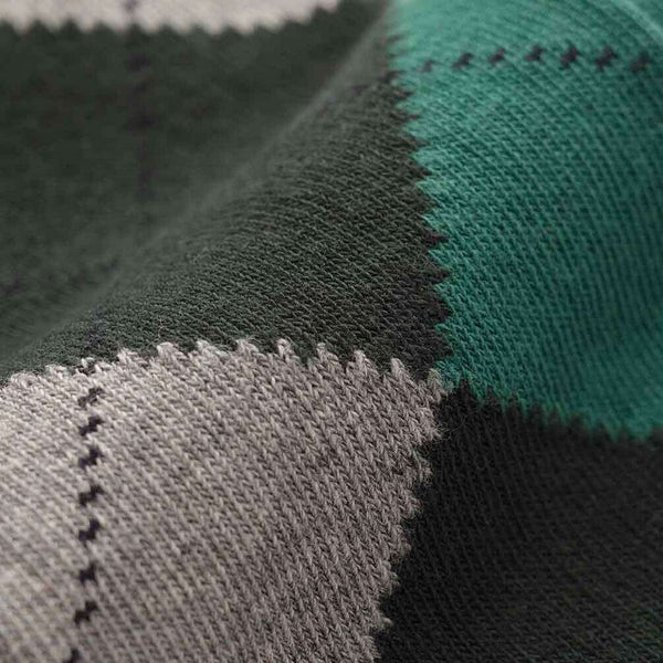 London Sock Company Green Highland Argyle Socks