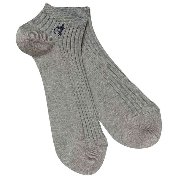 London Sock Company Grey Simply Trainer Socks