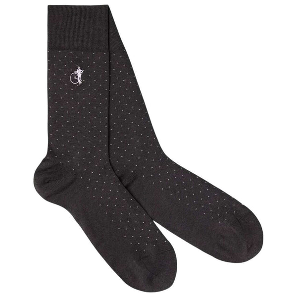 London Sock Company Grey Spot of Style Socks