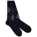 London Sock Company Navy Highland Argyle Socks