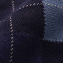 London Sock Company Navy Highland Argyle Socks