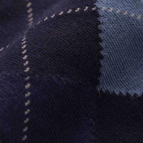 London Sock Company Navy Highland Argyle Socks