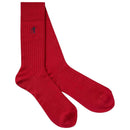 London Sock Company Red Merino Trio 3-Pair Sock Box Set