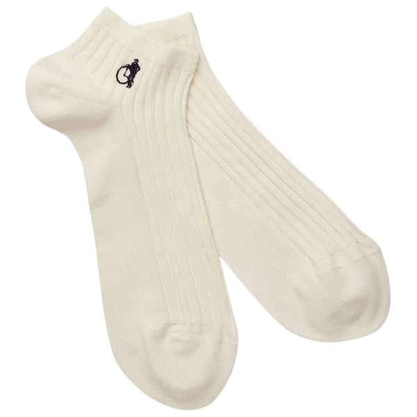 London Sock Company White Simply Trainer Socks