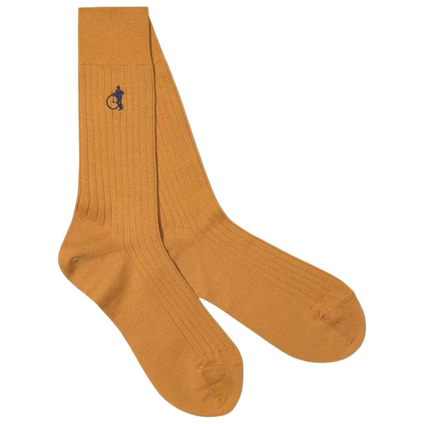 London Sock Company Yellow Merino Heroes 3-Pair Sock Box Set