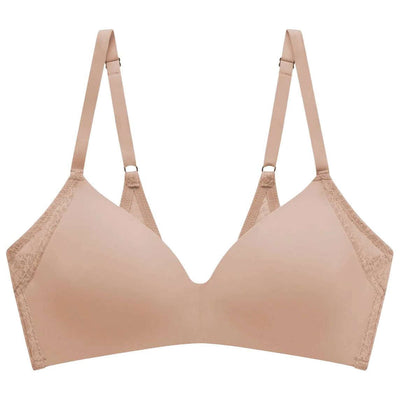 Natori Beige Pretty Smooth Smoothing Wireless T-Shirt Bra