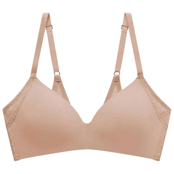 Natori Beige Pretty Smooth Smoothing Wireless T-Shirt Bra