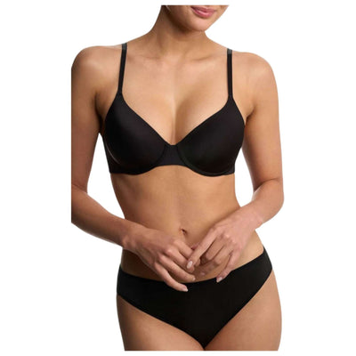Natori Black EverFit Seamless Convertible T-Shirt Bra