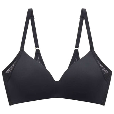 Natori Black Pretty Smooth Smoothing Wireless T-Shirt Bra