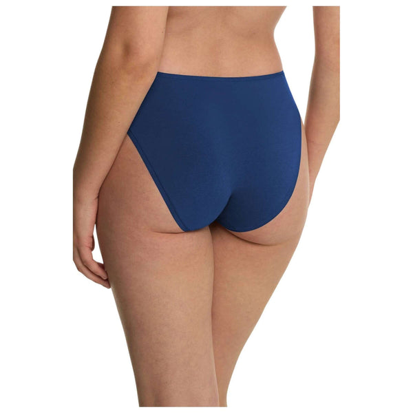 Natori Blue Bliss Bare Cotton High Cut Brief