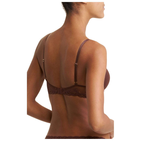 Natori Brown Feathers Plunge T-Shirt Bra
