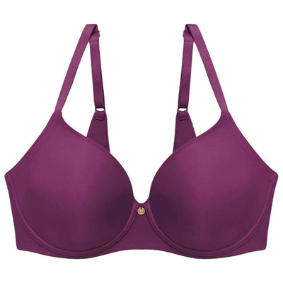 Natori Burgundy Cloud Comfort Back Smoothing T-Shirt Bra