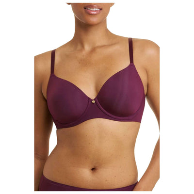 Natori Burgundy Cloud Comfort Back Smoothing T-Shirt Bra