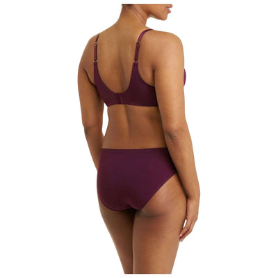 Natori Burgundy Cloud Comfort Back Smoothing T-Shirt Bra