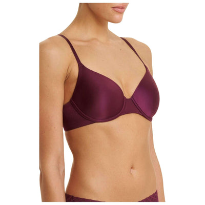 Natori Burgundy EverFit Seamless Convertible T-Shirt Bra