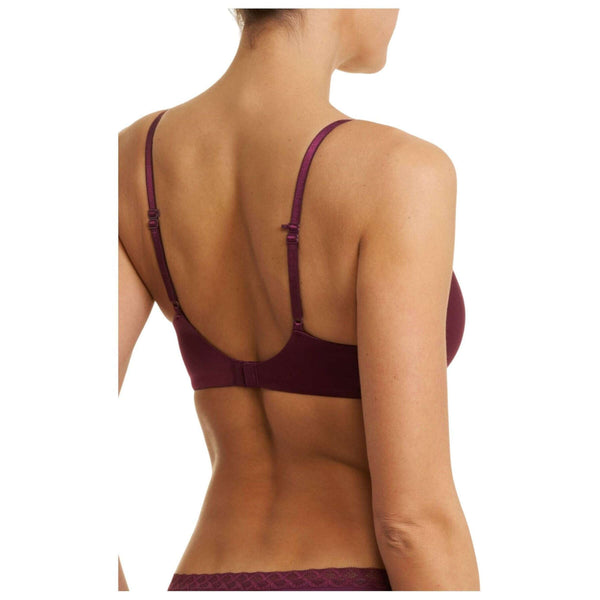 Natori Burgundy EverFit Seamless Convertible T-Shirt Bra