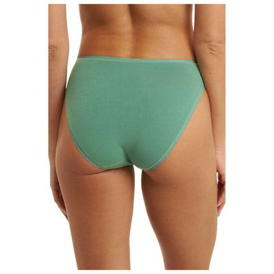 Natori Green Bliss Bare Cotton High Cut Brief