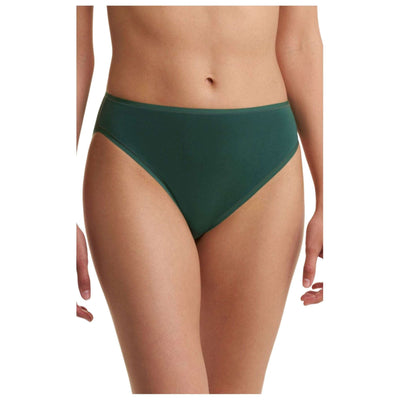 Natori Green Bliss Bare Cotton High Cut Brief
