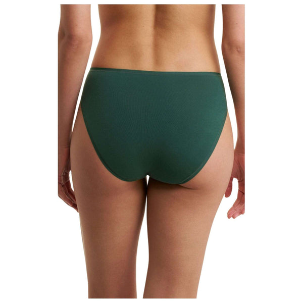 Natori Green Bliss Bare Cotton High Cut Brief
