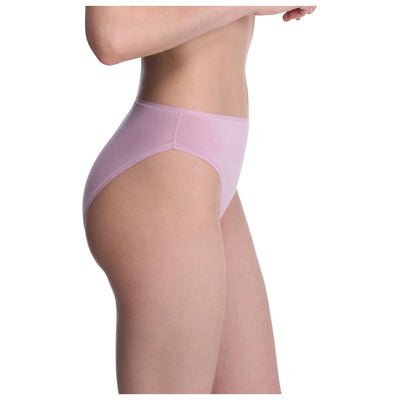 Natori Pink Bliss Bare Cotton High Cut Brief
