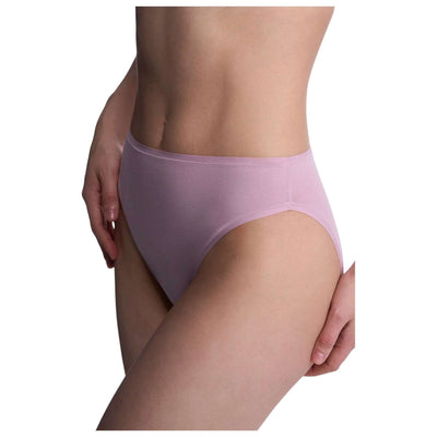 Natori Pink Bliss Bare Cotton High Cut Brief