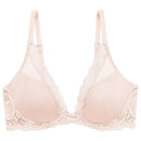 Natori Pink Feathers Plunge T-Shirt Bra