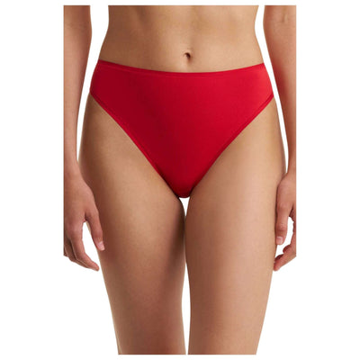 Natori Red Bliss Bare Cotton High Cut Brief