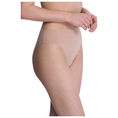 Natori Tan Bliss Bare Cotton High Cut Brief