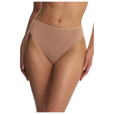 Natori Tan Bliss Bare Cotton High Cut Brief