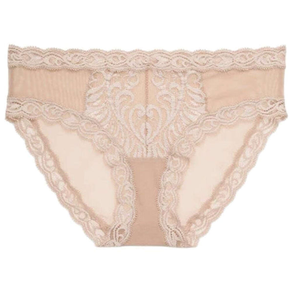 Natori Tan Feathers Hipster