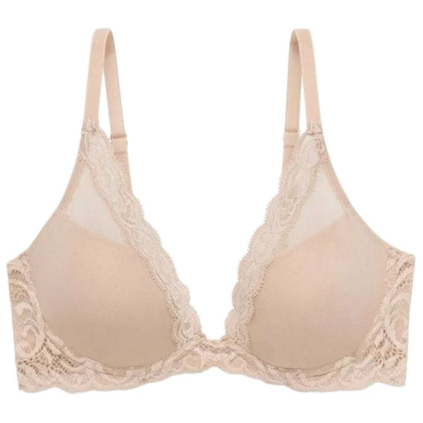Natori Tan Feathers Plunge T-Shirt Bra