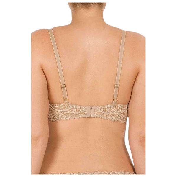 Natori Tan Feathers Plunge T-Shirt Bra