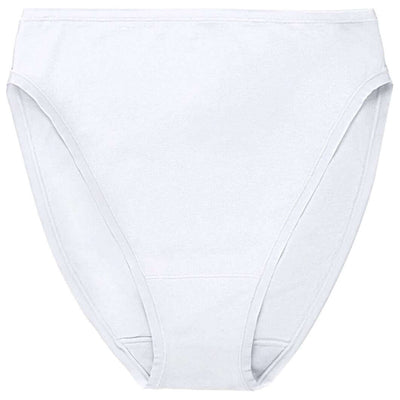 Natori White Bliss Bare Cotton High Cut Brief