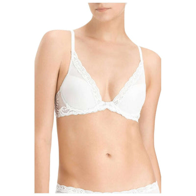 Natori White Feathers Plunge T-Shirt Bra