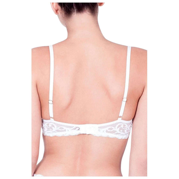 Natori White Feathers Plunge T-Shirt Bra
