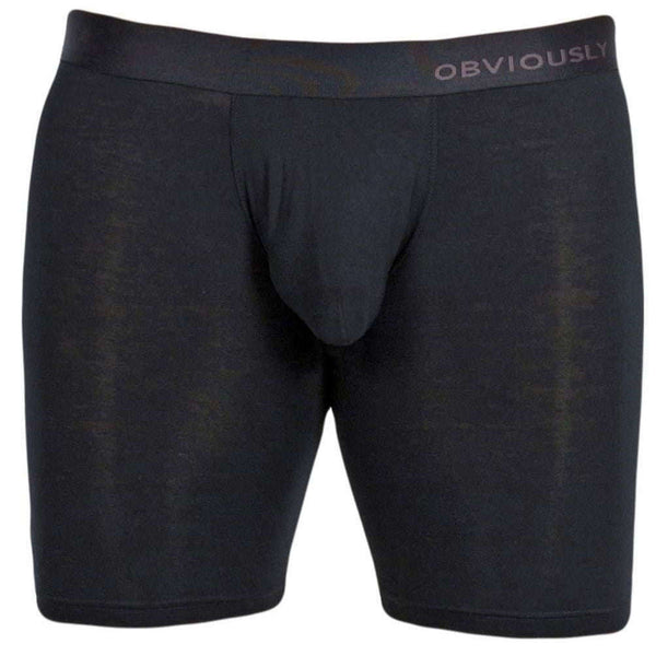 Obviously Black PrimeMan AnatoMAX Boxer Brief 6inch Leg