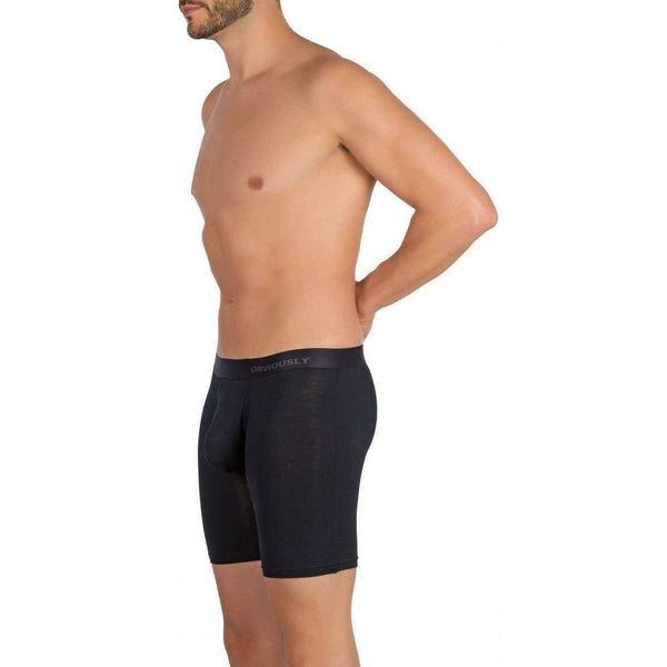 Obviously Black PrimeMan AnatoMAX Boxer Brief 6inch Leg