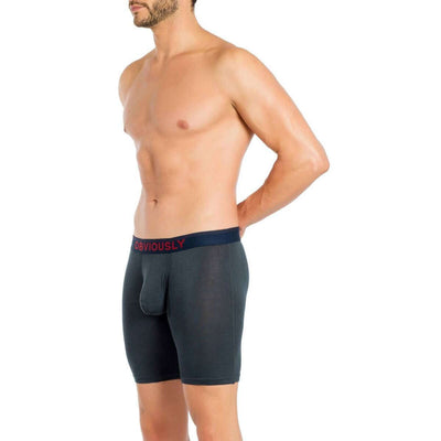 Obviously Grey FreeMan AnatoFREE Boxer Brief 6inch Leg