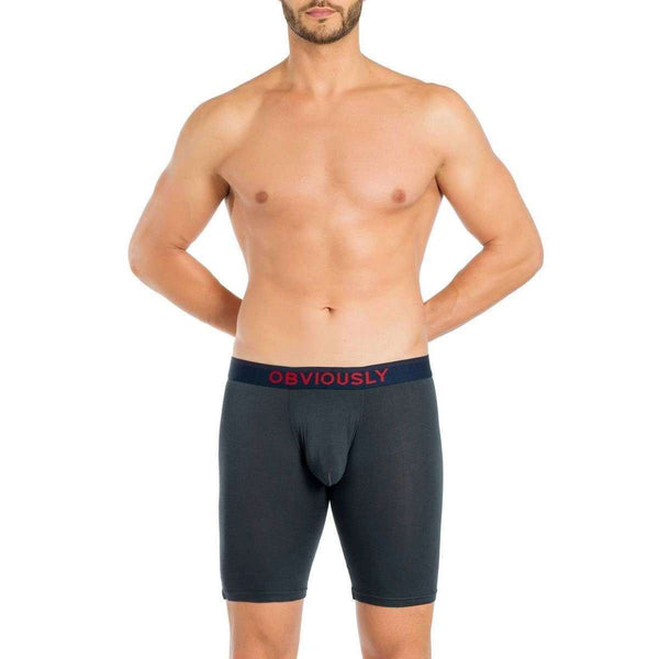 Obviously Grey FreeMan AnatoFREE Boxer Brief 9inch Leg