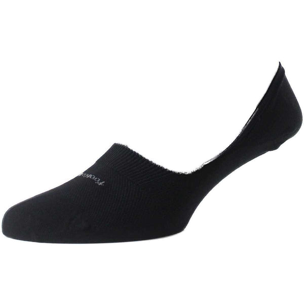 Pantherella Black Footlet Egyptian Cotton Shoe Liner