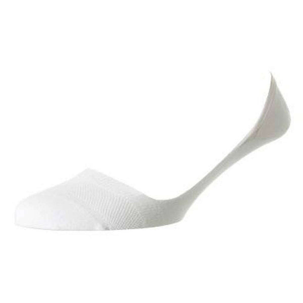 Pantherella White Monaco Low Cut Invisible Socks
