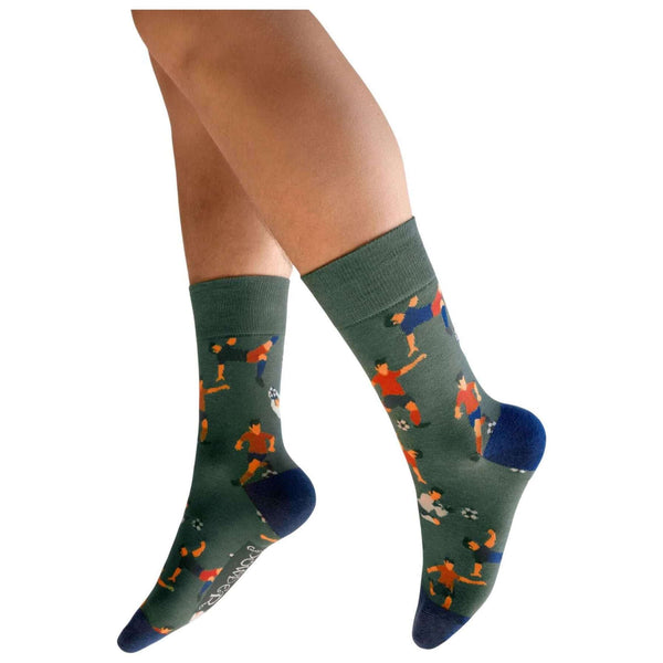 Powder Green Footballer Socks