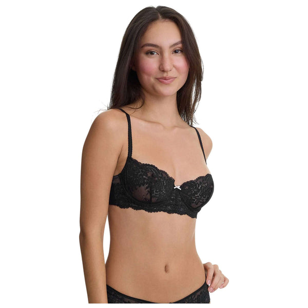 Skarlett Blue Black Captivate Convertible Lace Balconette Bra